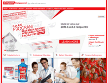 Tablet Screenshot of colgateprofessional.ca